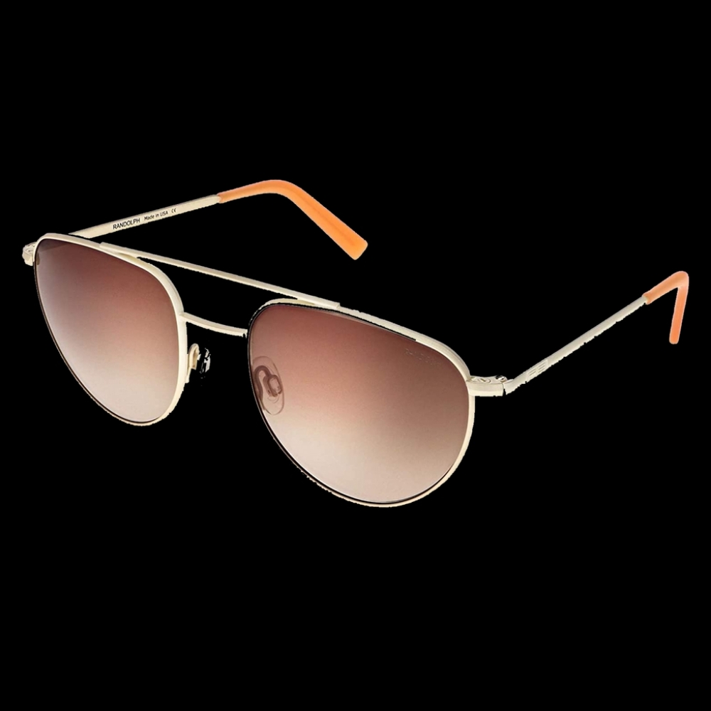 Randolph Noyes 22k Champagne Gold sunglasses Skyforce Air Cape Sand NS000 140